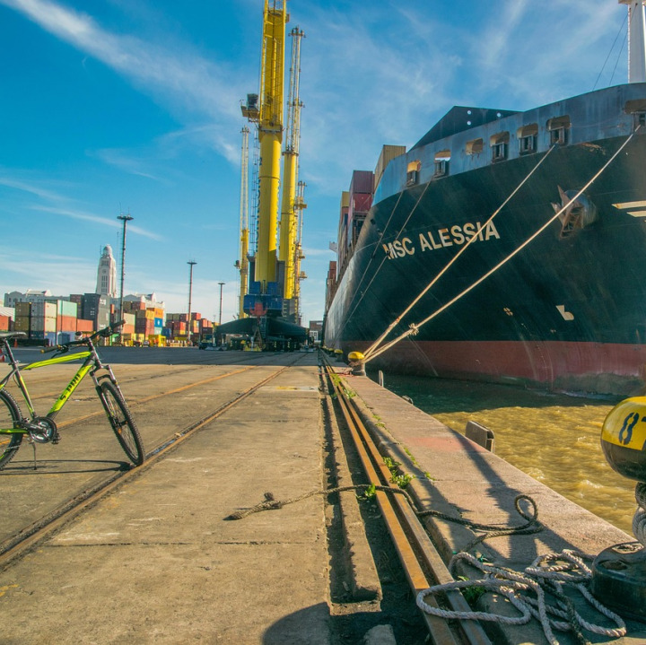ocean cargo ship containers port