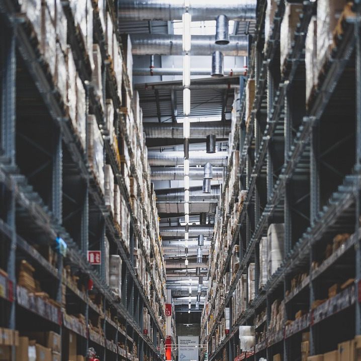 warehouse shelves inventory
